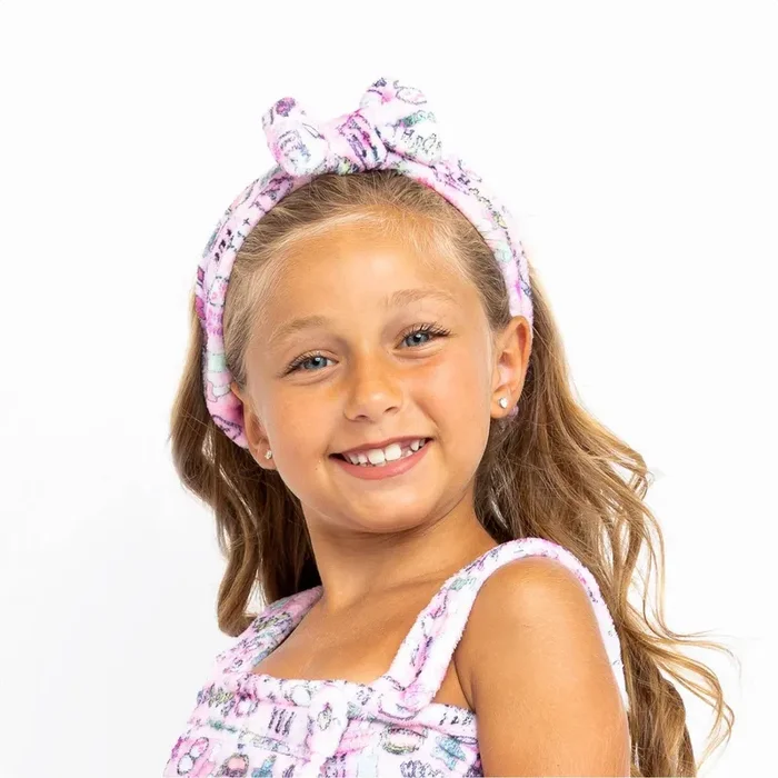 Girls Plush Spa Headband – Makeup