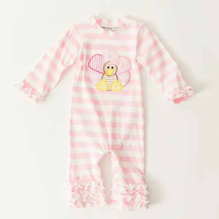 Girls Turkey Romper