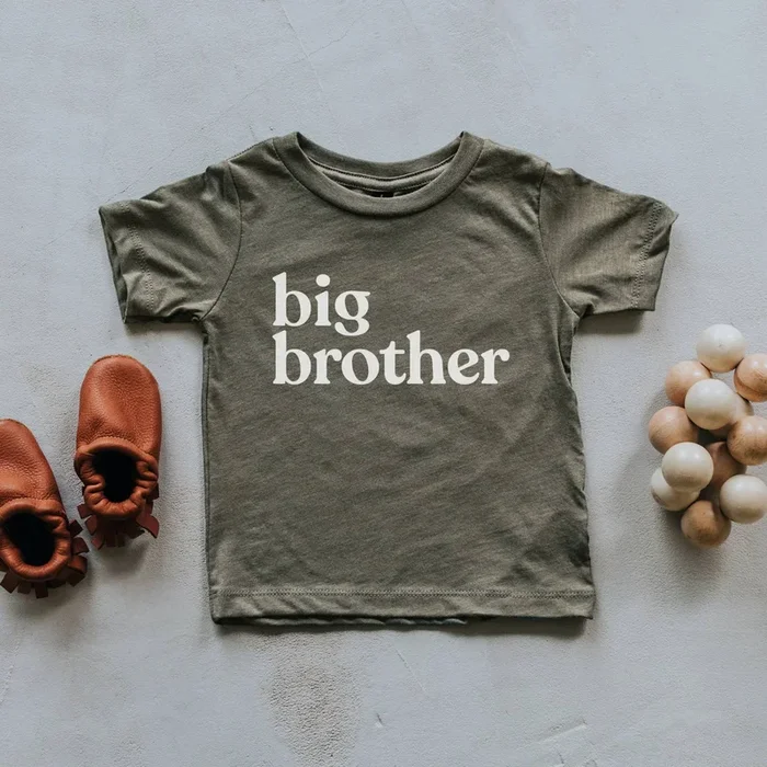 Gladfolk Olive Big Brother Tee