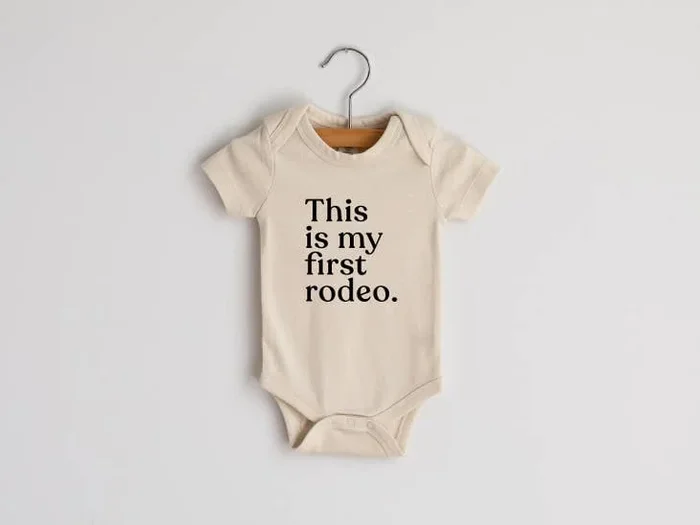 Gladfolk Organic Bodysuit | This Is My First Rodeo