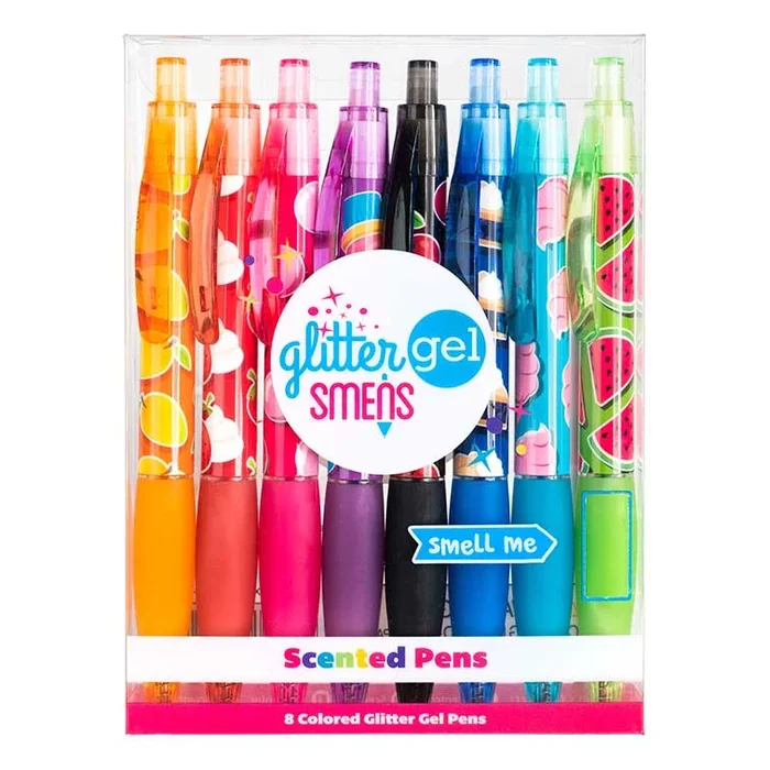 Glitter Gel Smens Pens | 8-Pack
