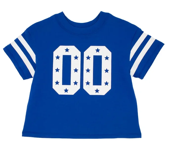 Glitter Stars Game Day Tee | Royal