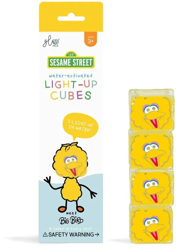 Glo Pals Light Up Cube Bath Toys – Big Bird