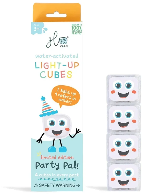 Glo Pals Light Up Cube Bath Toys – Party Pal