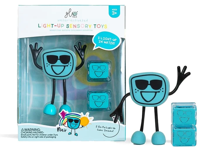 Glo Pals Light Up Sensory Bath Toy – Blair (Blue)