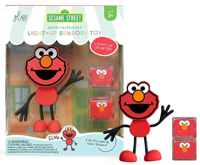 Glo Pals Light Up Sensory Bath Toy – Elmo
