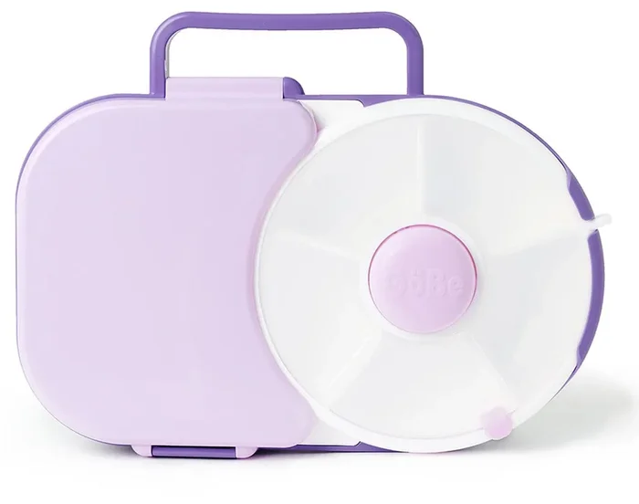 GoBe Kids Lunchbox with Snack Spinner – Grape Purple
