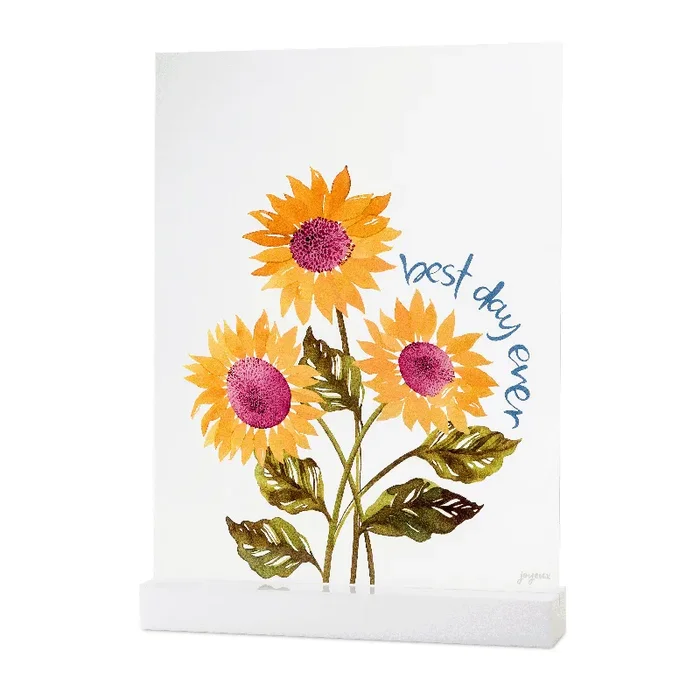 Golden Moments Best Day Ever Acrylic Table Top Sign
