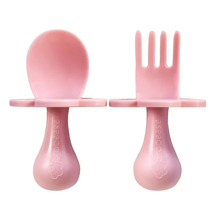 Grabease Toddler Ergonomic Utensils | Blush