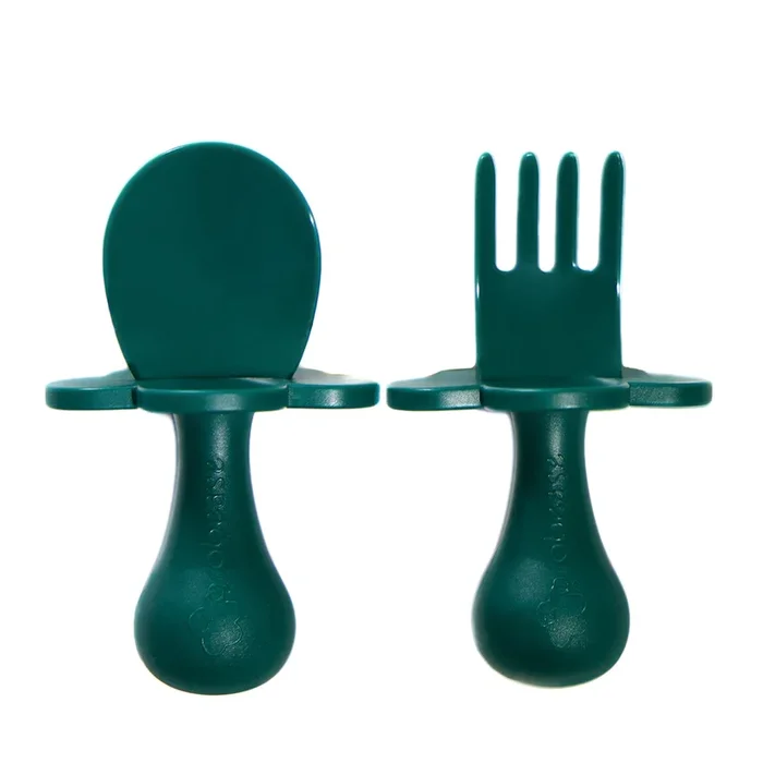 Grabease Toddler Ergonomic Utensils | Forest