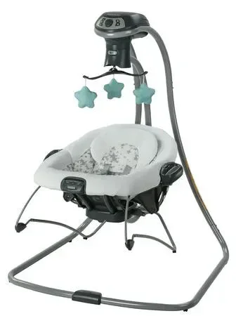 Graco Duetconnect Lx Swing and Portable Bouncer with Multi-Direction Oskar (See Description)