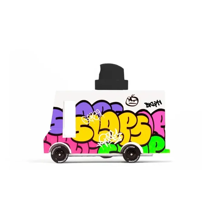 Graffiti Black Van