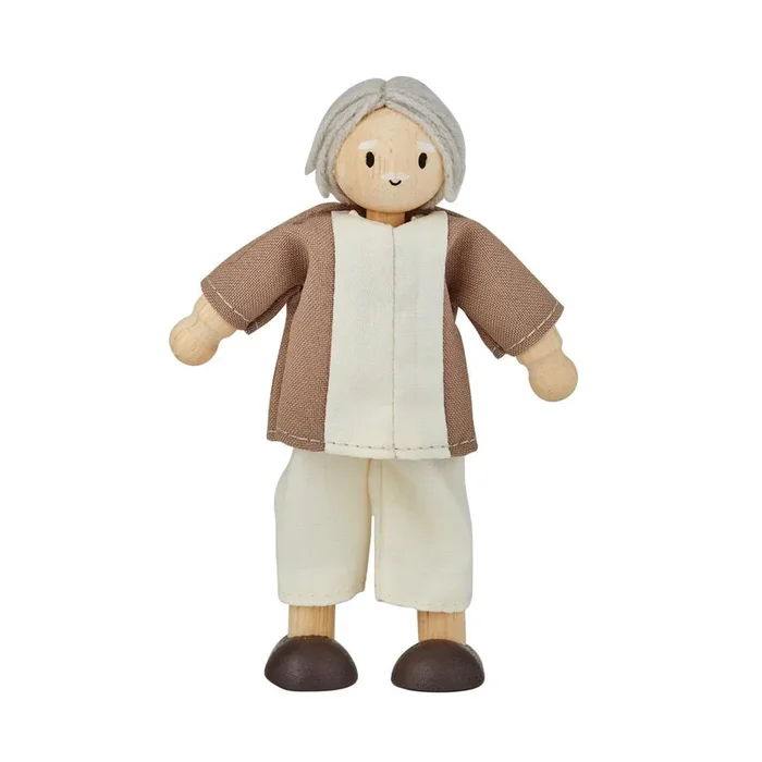 Grandfather Dollhouse Figure – Fair Skin Tone