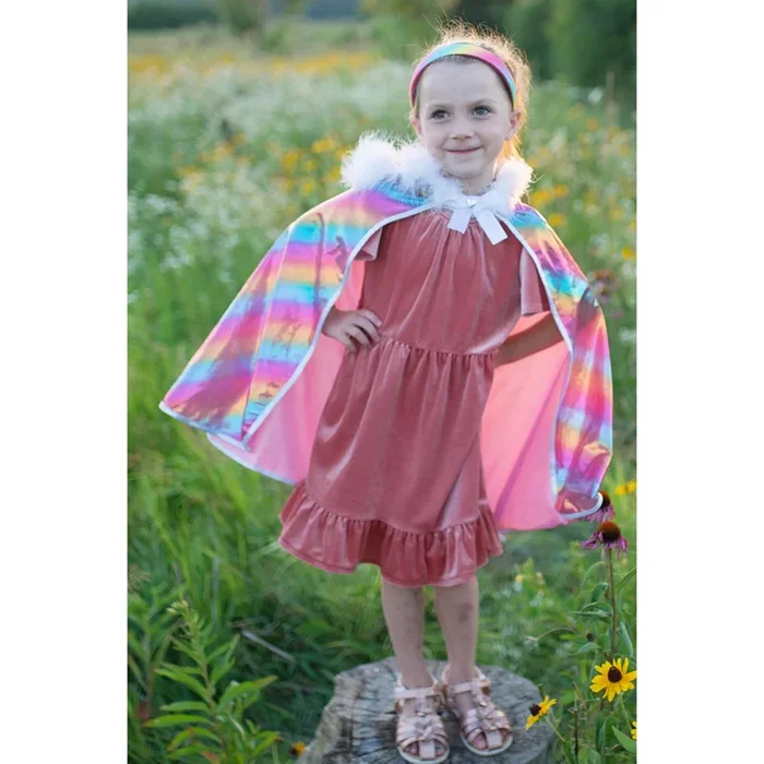 Great Pretenders Rainbow Princess Cape