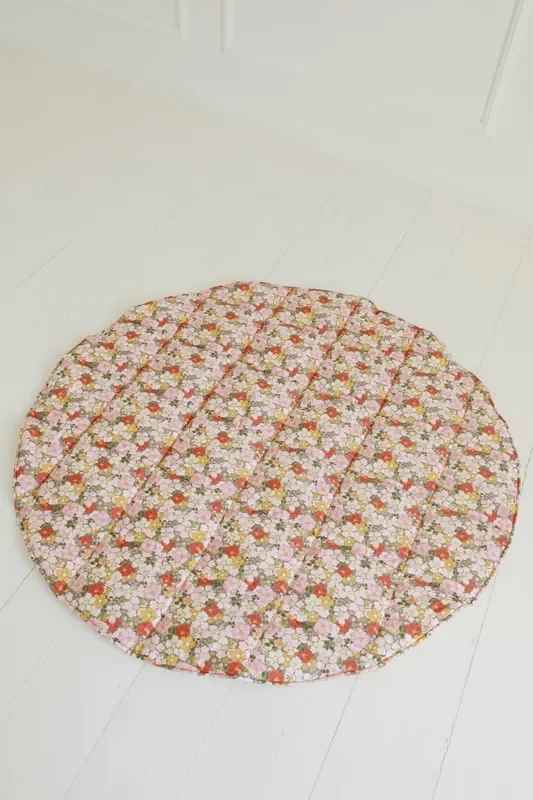 “green Garden” Round Cotton Mat