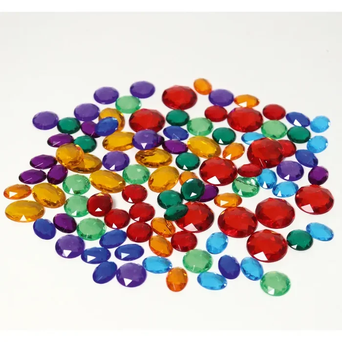 Grimm’s 100 Small Acrylic Glitter Stones