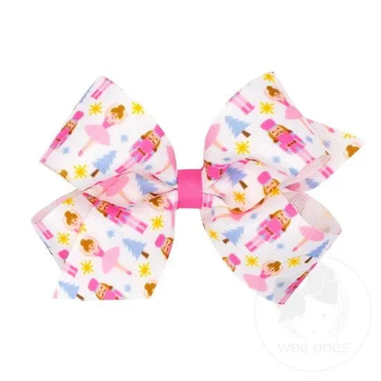 Grosgrain Bow | Pink Nutcracker