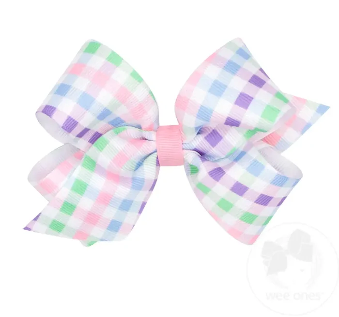 Grosgrain Bow | Spring Gingham