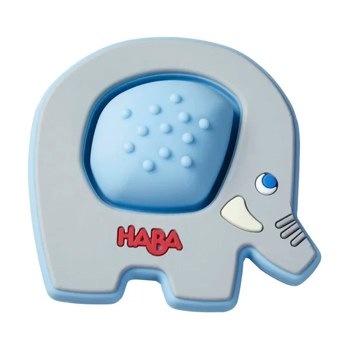 Haba Popping Elephant Silicone Teething Toy