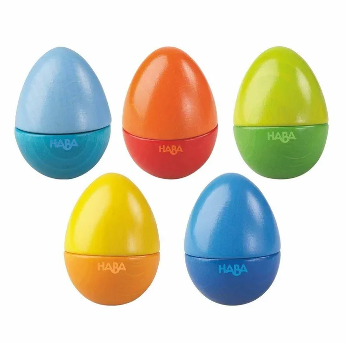 Haba Wooden Musical Eggs Set of 5