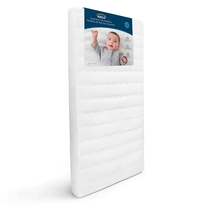 Halo Essential Breathable Crib Mattress – White