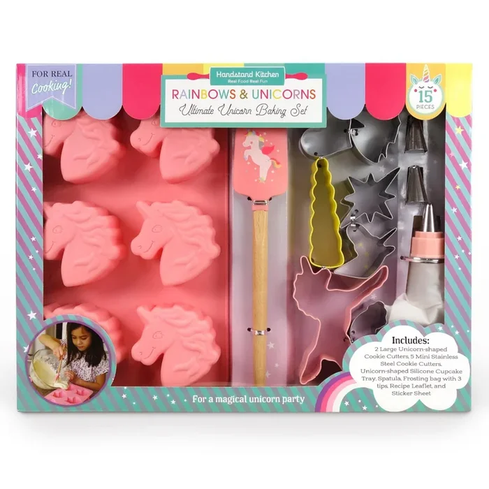 Handstand Kitchen Rainbows & Unicorns Ultimate Baking Party Set
