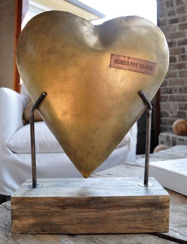 Happily Ever After Brass Heart