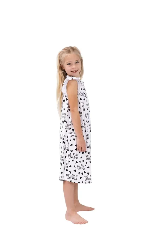 He First Loved Us Nightgown Polyester