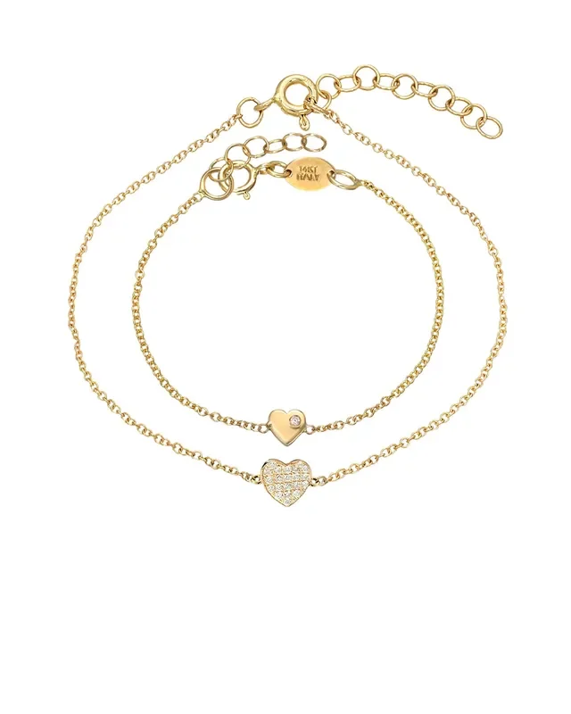 Heart Bracelets – Mommy + Me