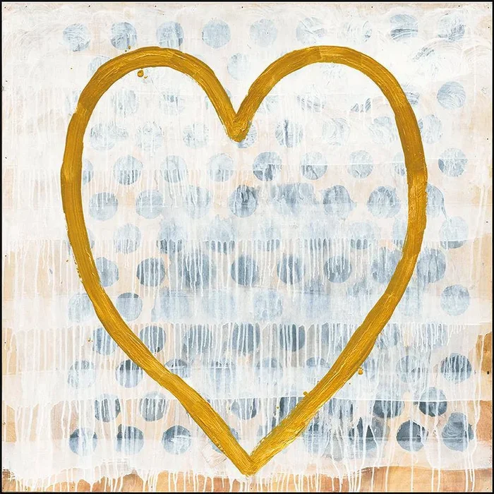 Heart of Gold Art Piece