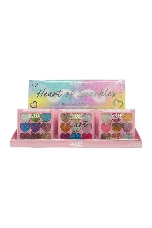 Heart of Sparkles Pressed Glitter