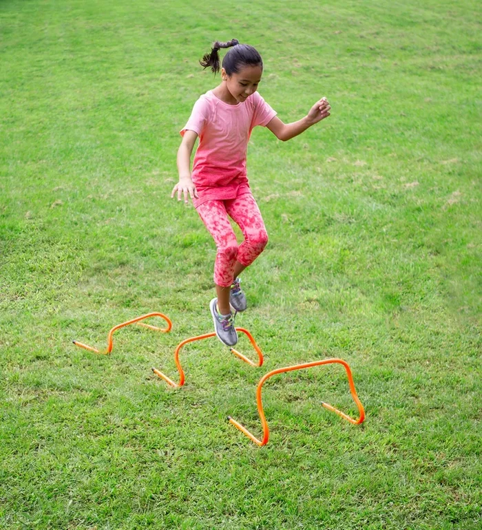 Hearthsong Hopstacle 23-Piece Hop Ball Obstacle Course Set
