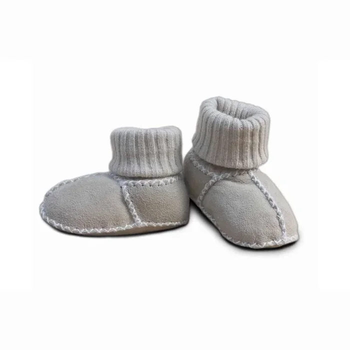 Heitmann Lambskin Sock Booties – Sand