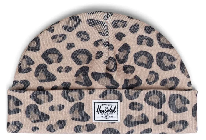 Herschel Baby Beanie, 6-18 Months – Leopard Print