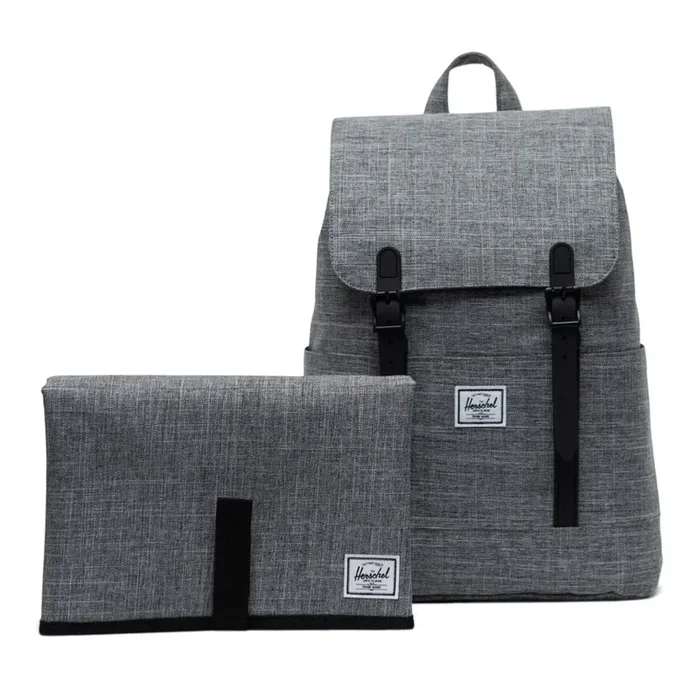 Herschel Retreat Small Sprout Diaper Backpack – Raven Crosshatch