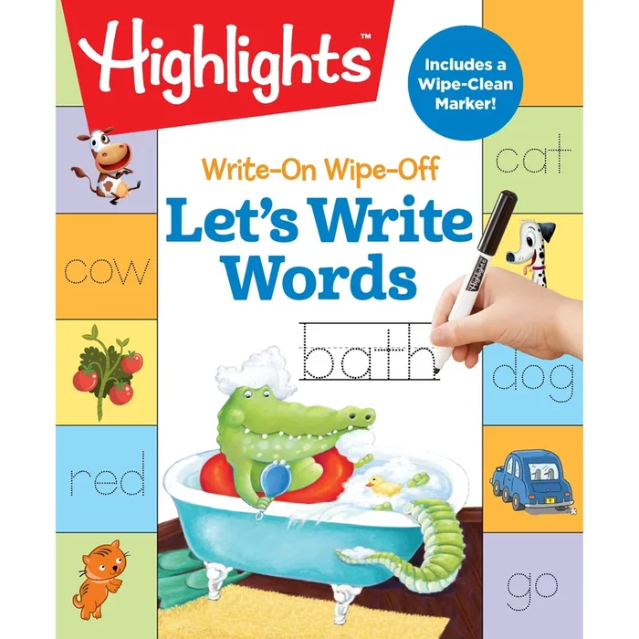 Highlights Write-On Wipe-Off Let’s Write Words
