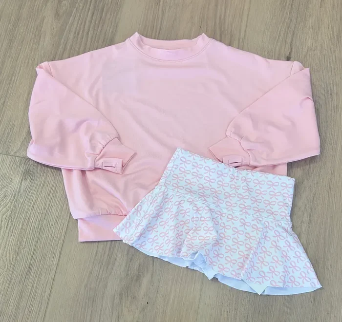 Honesty Pink Bows Skort