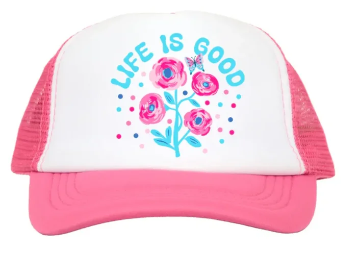 Hot Pink Trucker Hat | Life Is Good