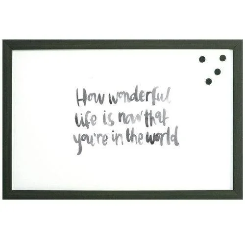 How Wonderful Life Is – Watercolor Magnet Board