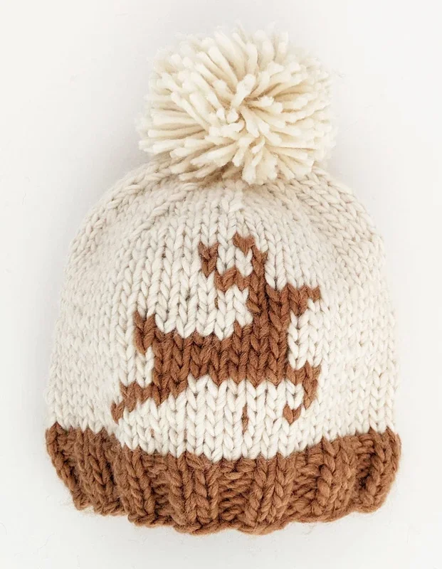 Huggalugs Oh Deer Beanie Hat – Small (0-6 months)