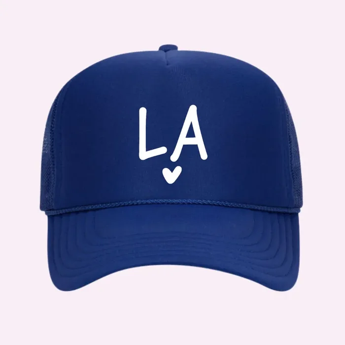 I Love La ♡ Printed Trucker Hat