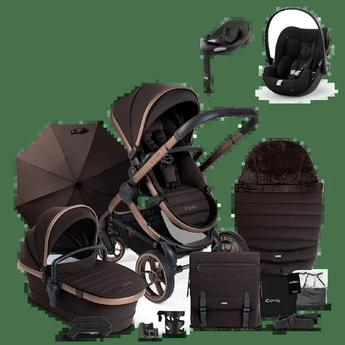 iCandy Peach 7 (Cloud G) Complete Travel System – Pecan