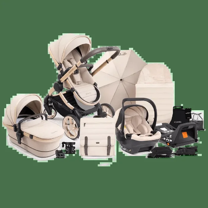 iCandy Peach 7 Cocoon Travel System Bundle – Biscotti