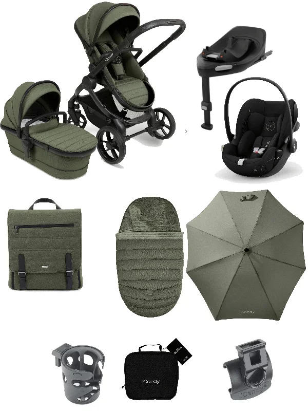 iCandy Peach 7 Cybex Cloud G Complete Travel System Bundle – Ivy