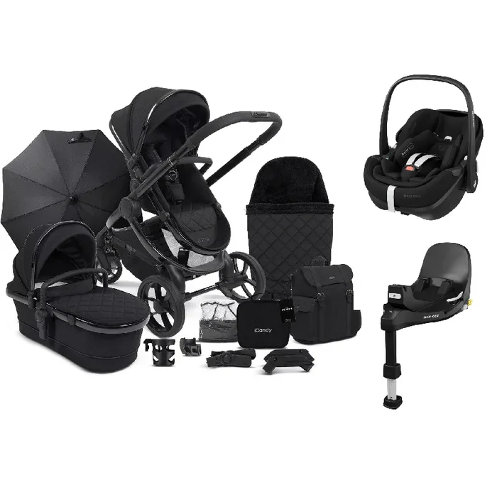 iCandy Peach 7 Designer Collection, (Pebble 360 PRO 2) Complete Travel System – Cerium