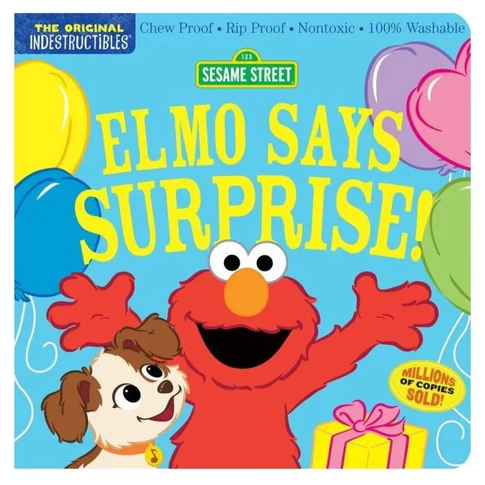Indestructible Books – Sesame Street: Elmo Says Surprise!
