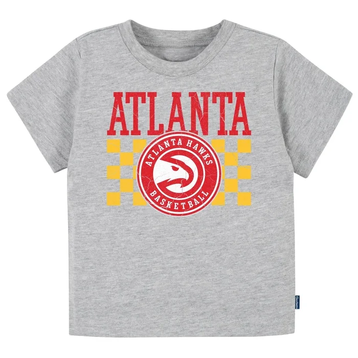 Infant & Toddler Neutral Gray Atlanta Hawks T-Shirt