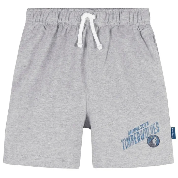 Infant & Toddler Neutral Gray Minnesota Timberwolves Shorts
