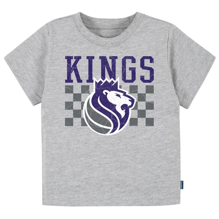 Infant & Toddler Neutral Gray Sacramento Kings T-Shirt