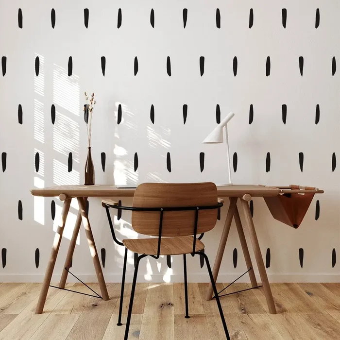 Irregular Paint Stroke Wall Decals